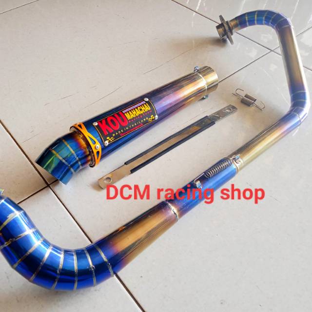 TERMURAH/KNALPOT KOU FULL BLUE MOON/KOU FULL STENLES/KOU KOBRA KANAN/SILINCER ONLY/KOU FULL BLUEMOON