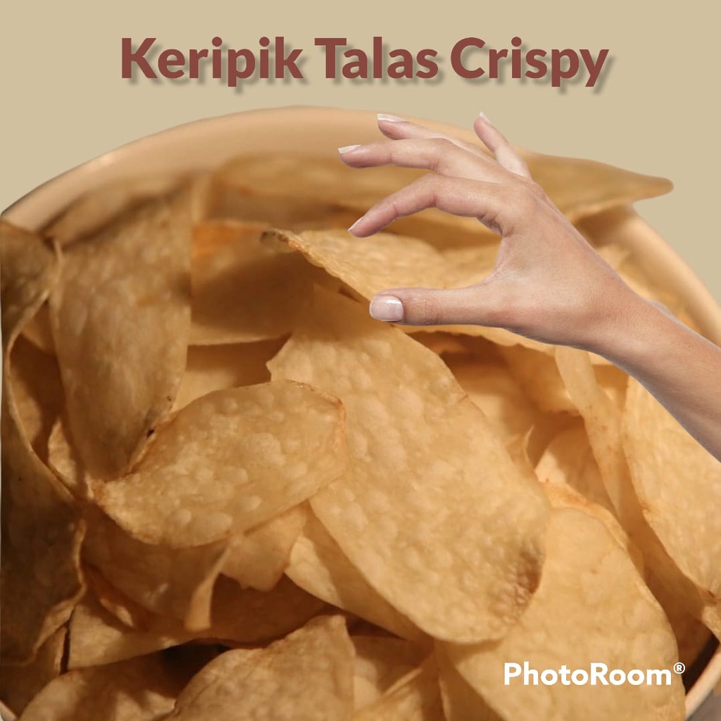 

Keripik Talas Original Gurih Renyah Kemasan 500gram