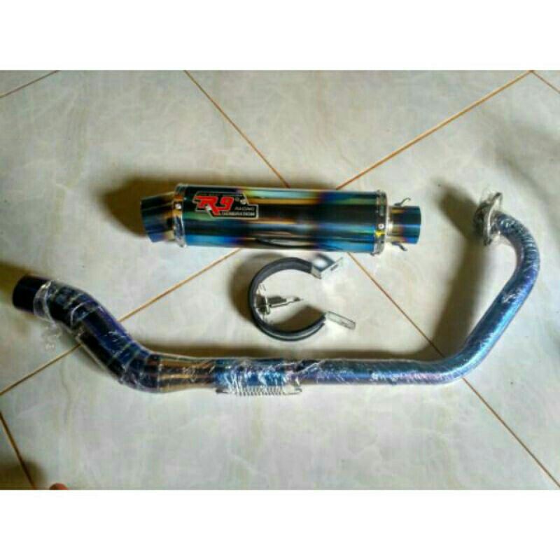 knalpot R9MUGELLO full blumon pnp VIXION ,FU,CB,GL,MP