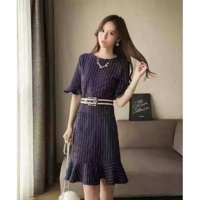 Dress premium/Dress wanita cotton/Dress span