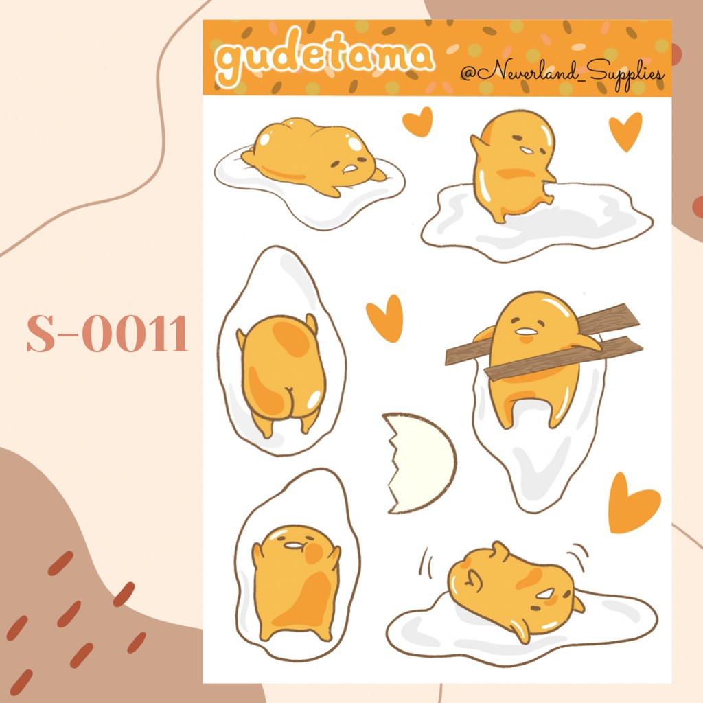 

Neverland Supplies Gudetama Vol.1 Sticker