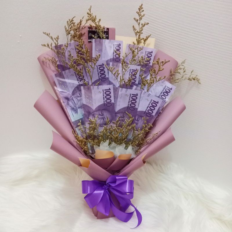 Money Bouquet - Buket Uang. - Bouquet Money - Bouquet Dried Flower