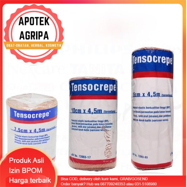 Tensocrepe Perban Elastis/Verban ROLL-PERBAN COKLAT-VERBAN COKLAT