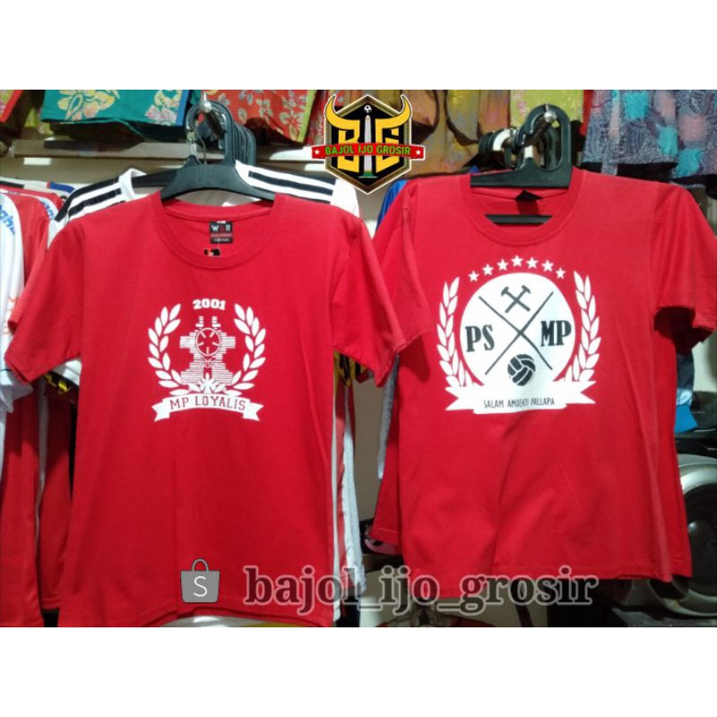 Kaos MP Loyalis PSMP Mojokerto Putra Fans Merah 2001 Terbaru Lokal