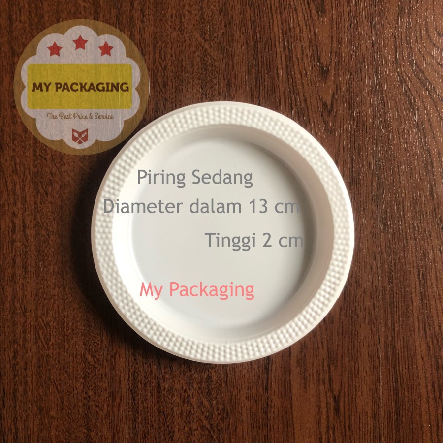 Piring Plastik Besar isi 10pcs/pack