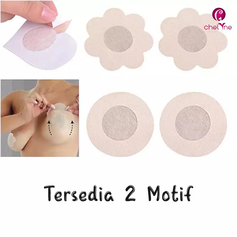 Unisex Nipple Pad Chelyne Penutup / Pelindung Puting Isi 5 pasang (10 pcs) Invisible Nipple Cover