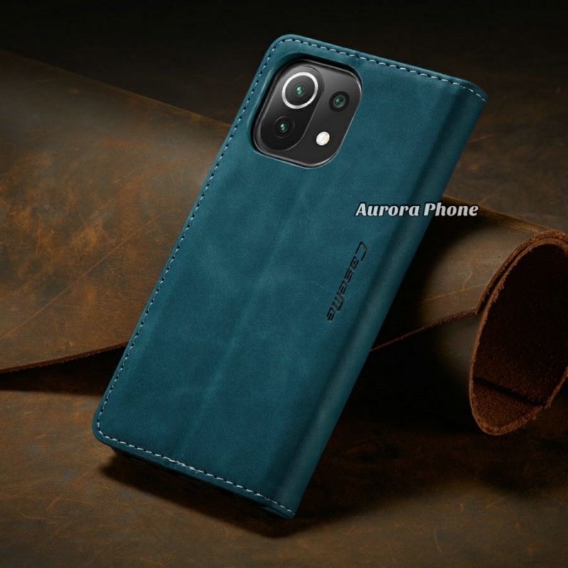 Flip Case Xiaomi Mi 11 Lite Original CASEME Leather Wallet Casing Mi 11 Lite / Flip Case Mi 11 Lite 