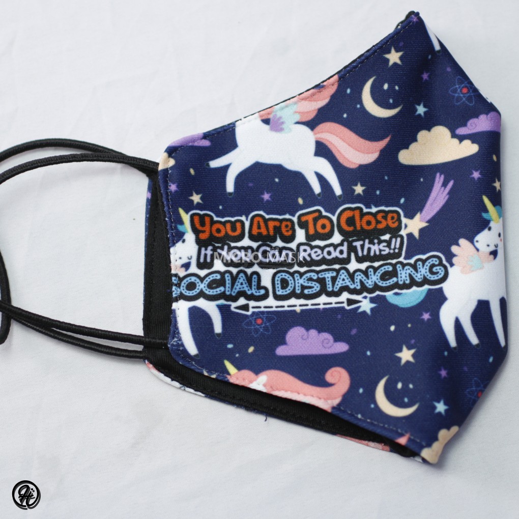 Masker Hijab anak / Masker hijacket Kids / Masker anak wanita muslimah-7