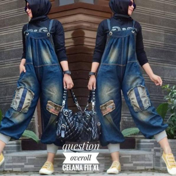 Serbuuuu.. CLASSIC Jamsuit Wanita Jumpsuit Jeans Wanita Overall Jeans Wanita Baju Kodok Celana Kodok