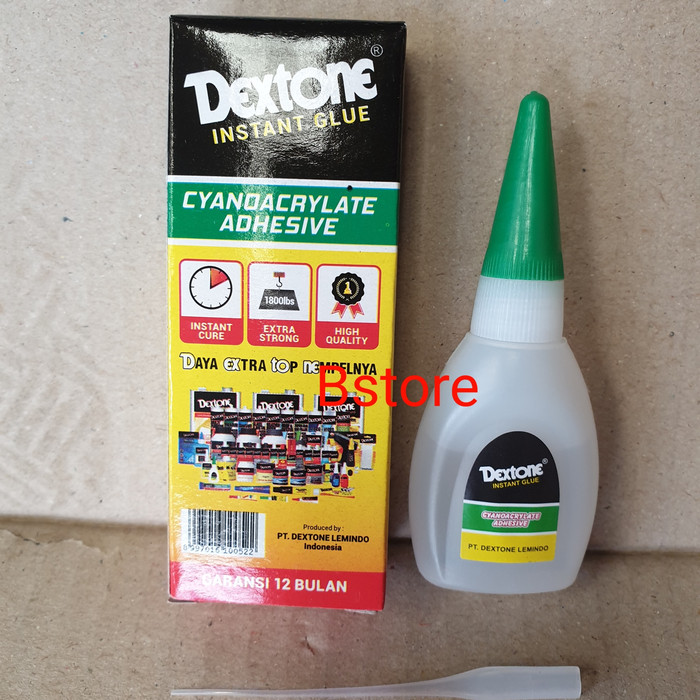 

Lem Cair Dextone Instant Glue 15gr (Seperti Lem Korea)