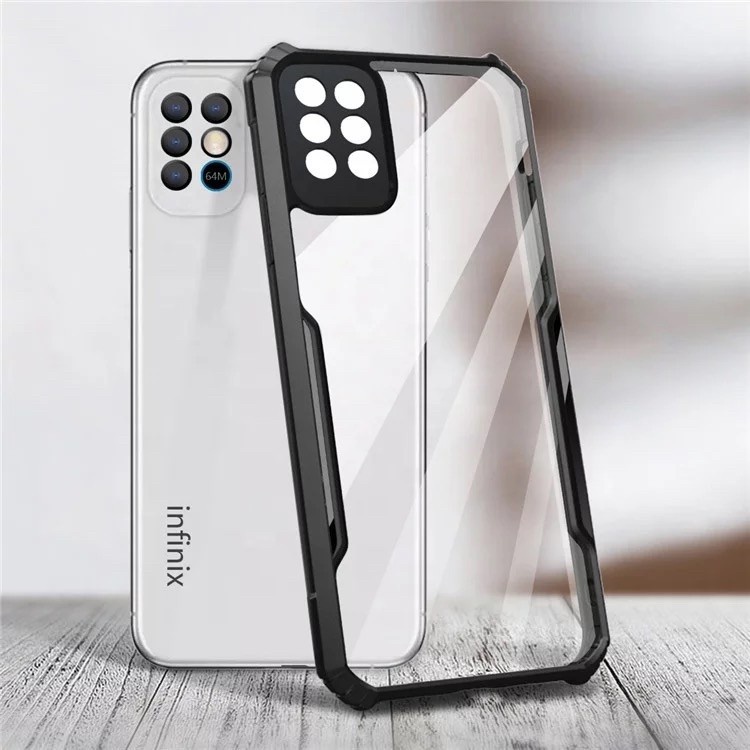 Case Infinix Note 10 Pro NFC Hard Cover Hybrid Transparant Premium Case
