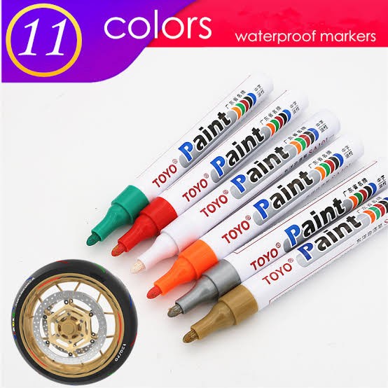 

Produk Unggulan Spidol Ban Toyo 11 Warna (1Set) Murah
