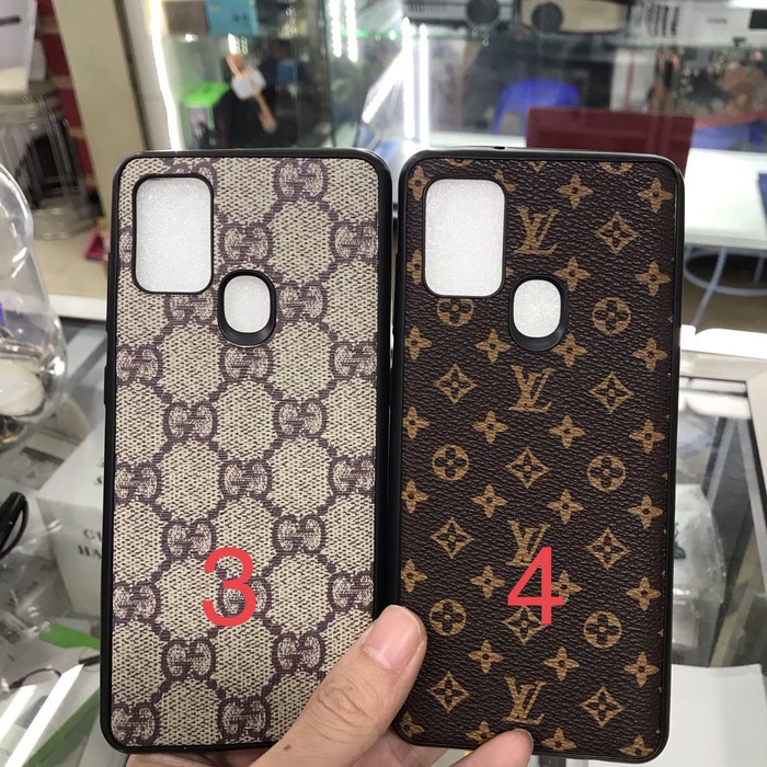 PREMIUM SOFT LEATHER CASE BRANDED LV/GUCCI FOR REDMI NOTE 9 PRO