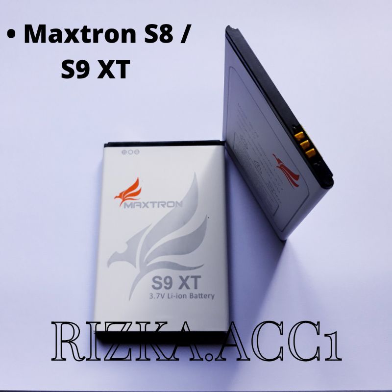 Baterai Batre Batere Maxtron S8 / S9 XT ( 8.9cm x 6cm ) Battery Batrai Hp