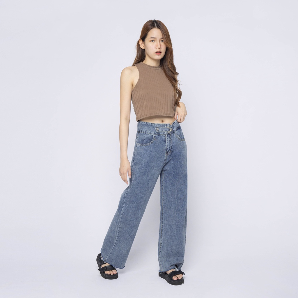 VIERLIN - Jeans 1013 - HIGHWAIST KULOT JEANS