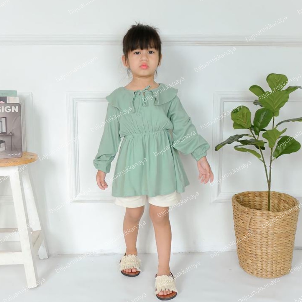 2-4TH BLOUSE ANAK RIHANA DRESS ANAK PEREMPUAN KATUN BAJU ANAK PEREMPUAN