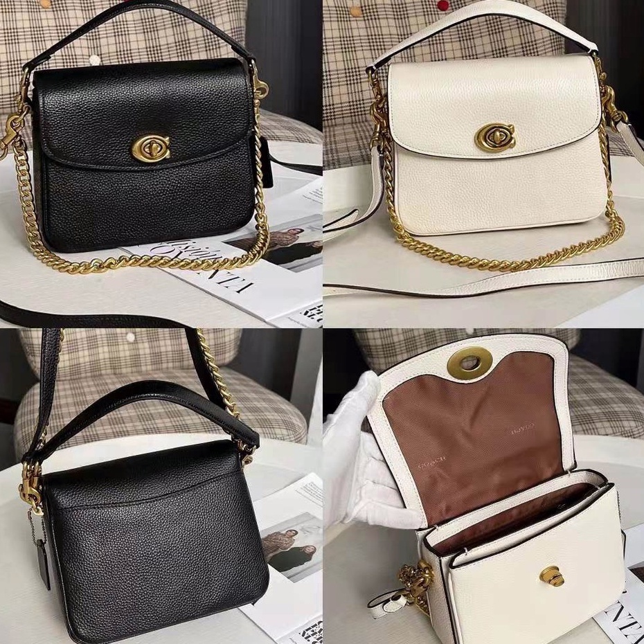 coach 88346 female bag new style CASSIE19 retro cowhide fashion one-shoulder portable diagonal bag NBCH688346 djb