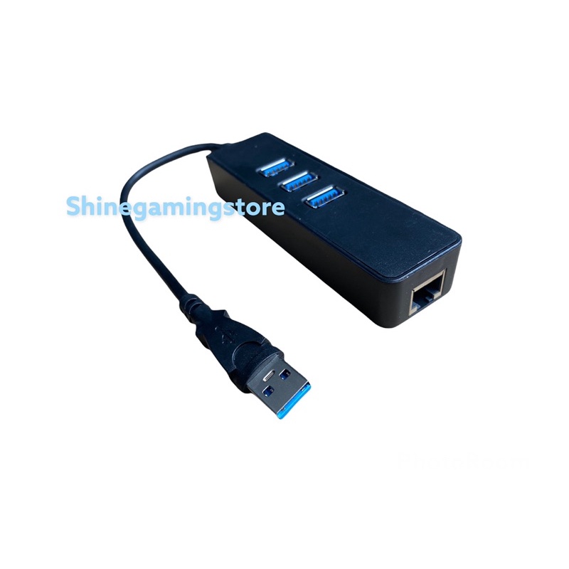 USB HUB 3.0 3port with Ethernet LAN Gigabit