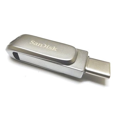 SanDisk Ultra Dual Drive Luxe USB Type C 3.1 Flashdisk 512GB - SDDDC4 - Silver