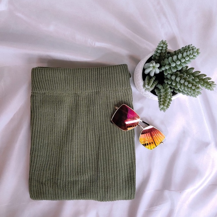 CoD - Rok Span Rajut Premium -Terlaris - Rok Panjang Wanita Terbaru - Rajut Long Skirt - Rok Panjang-Mint