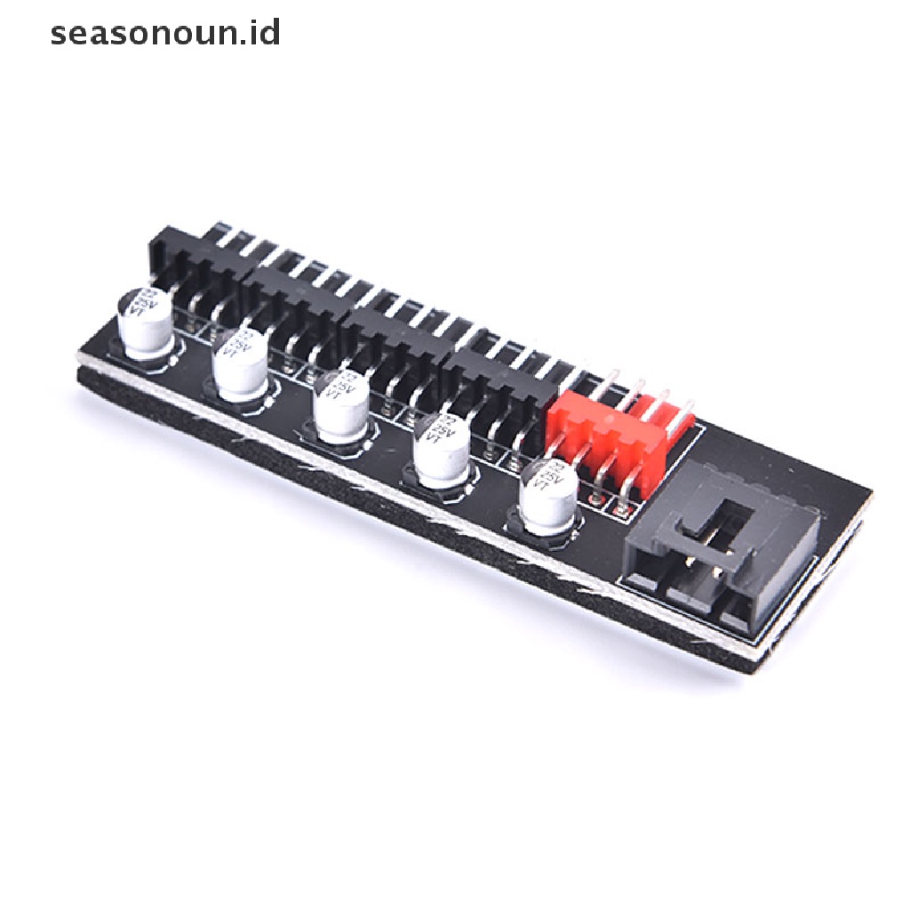 (seasonoun) Hub Splitter 5 Port Untuk Kipas Pendingin PWM 4 Pin