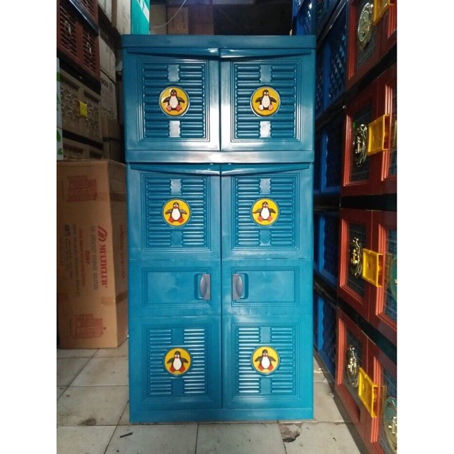 Lemari plastik gantung / lemari pakaian / lemari serbaguna Jumbo