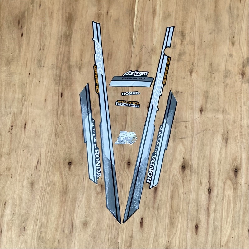 striping stiker astrea grand bulus legenda silver abu abu