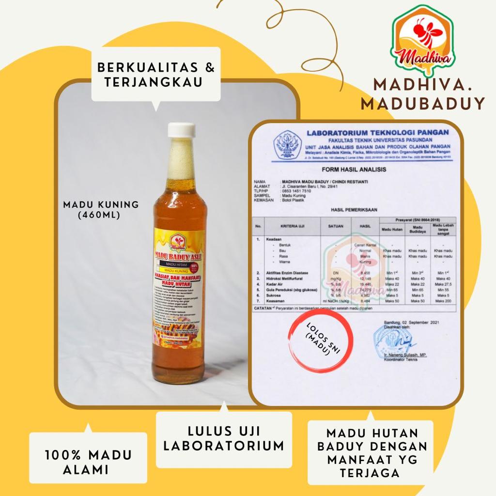 

MADU HUTAN BADUY ASLI MURNI / MADU BADUY ASLI /MADU ODENG / Madhiva 460 ml LOLOS UJI KLINIS