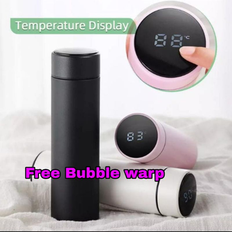 thermos led temperature vacuum display stainless stell / botol Tumbler temperature led stainless