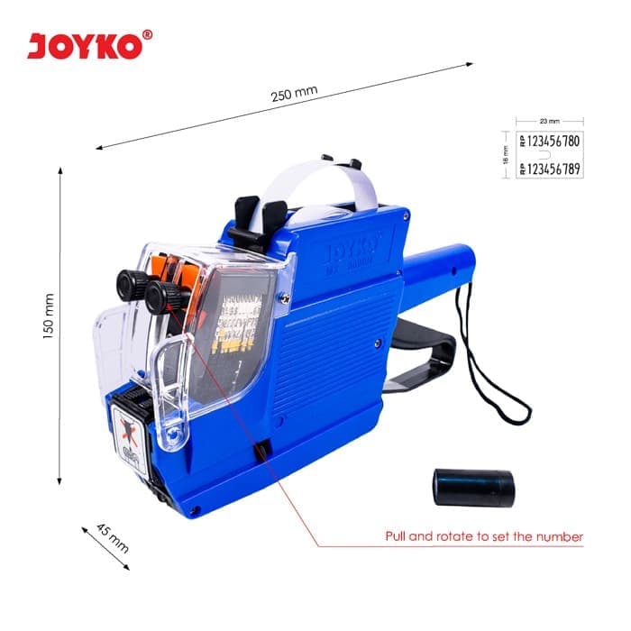 

Joyko Labeller / Alat Label Harga / Mesin label harga 10 Digits Joyko MX-6600N