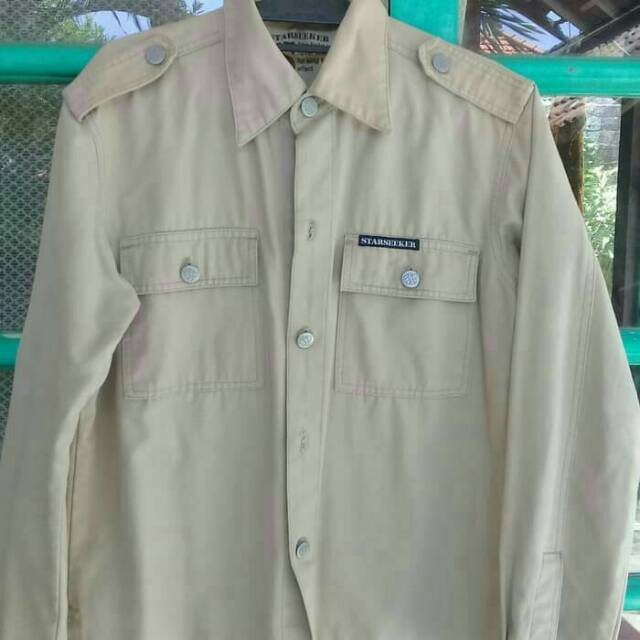 Jaket denim merk starseeker SECOND