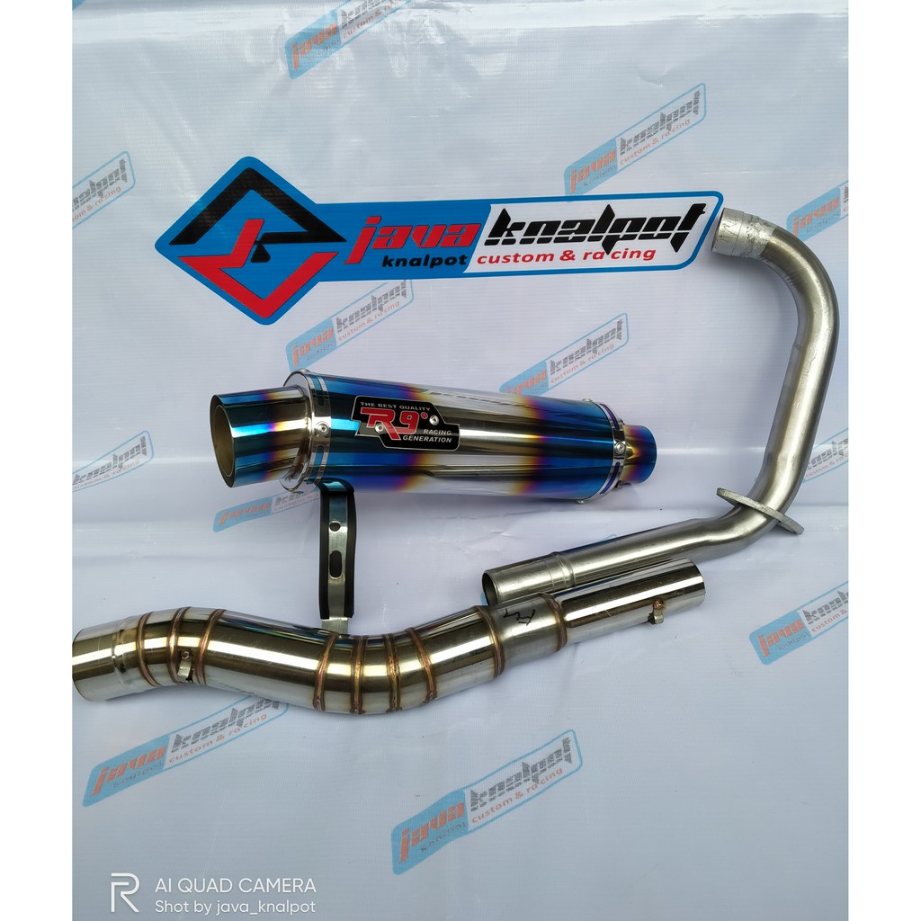 Knalpot Racing R9 Mugello for cbr150r satria fu vixion