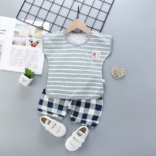 Hansen Gallery Setelan Baju Kaos Anak Pria Pakaian Kaos Import