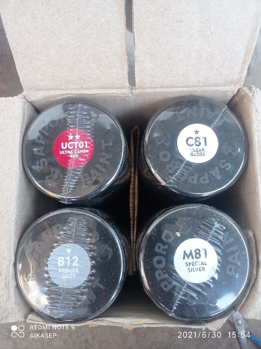 Paket Cat Ultra Candy Red Sapporo Ultimate / Pylox / Pilok / Saporo Merah