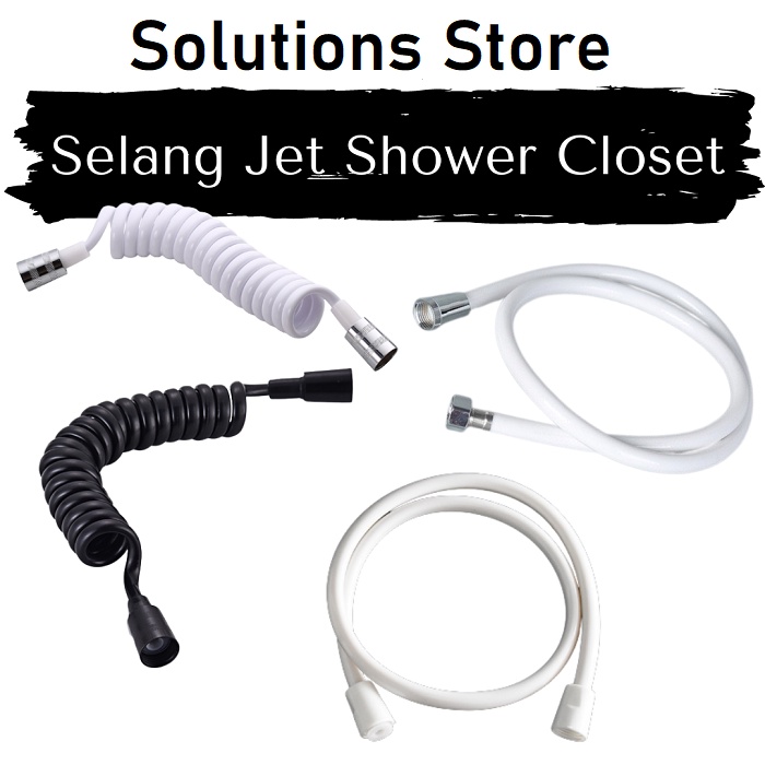 selang shower pvc putih 120cm selang shower cebok 120cm selang shower bidet pvc flexible jet shower