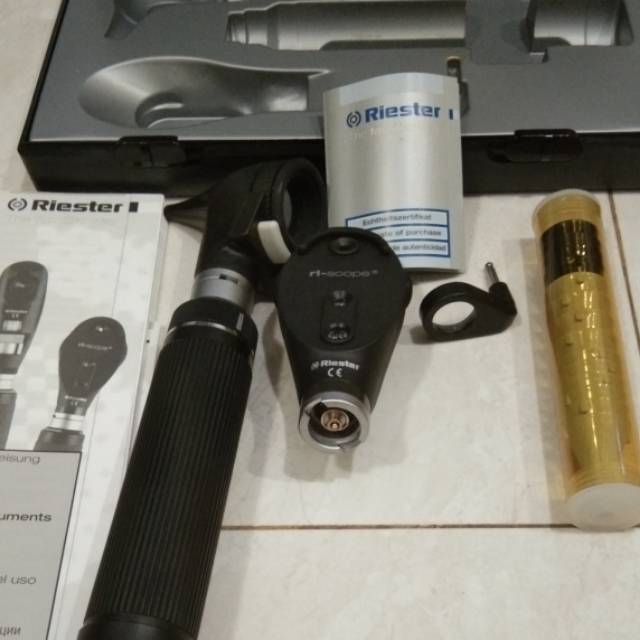 Boleh tawar Otoscope-opthalmoscope RIESTER