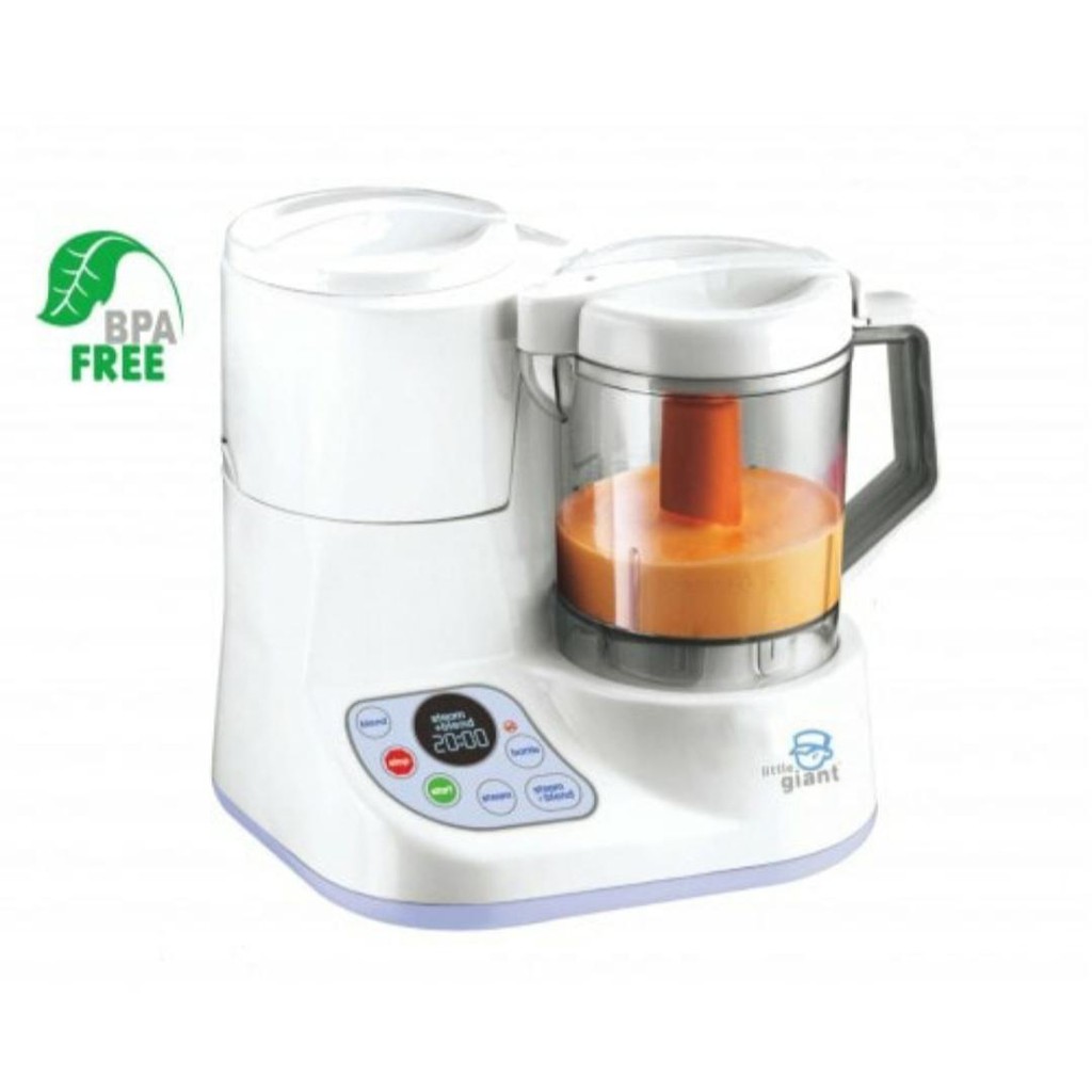 Little Giant LG 4961 Green Food Processor Multi Function Babycook  Blender Penghancur Makanan Bayi