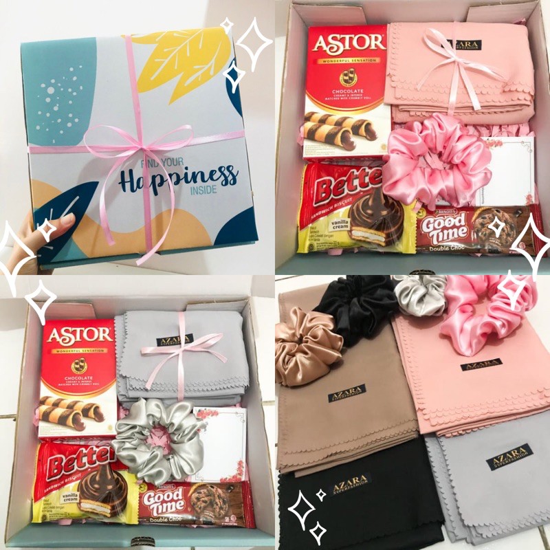 

HIJAB BOX HAMPERS / GIFT BOX HAMPERS / KADO ULTAH MURAH