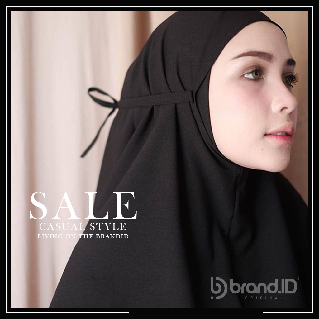 BERGO MARYAM BAHAN DIAMOND PREMIUM / BERGO TALI / HIJAB INSTANT