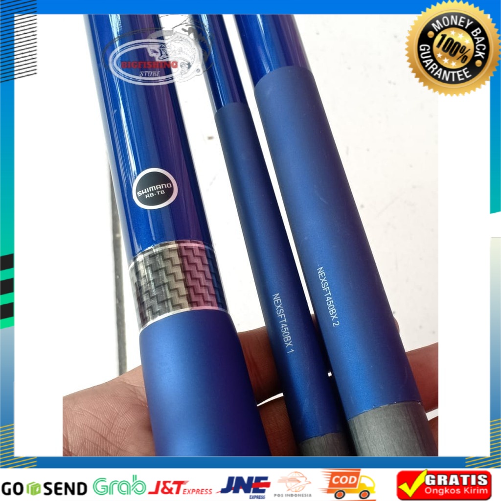 Joran Laut kuat Shimano Nexave 450BX TUBULAR berkualitas