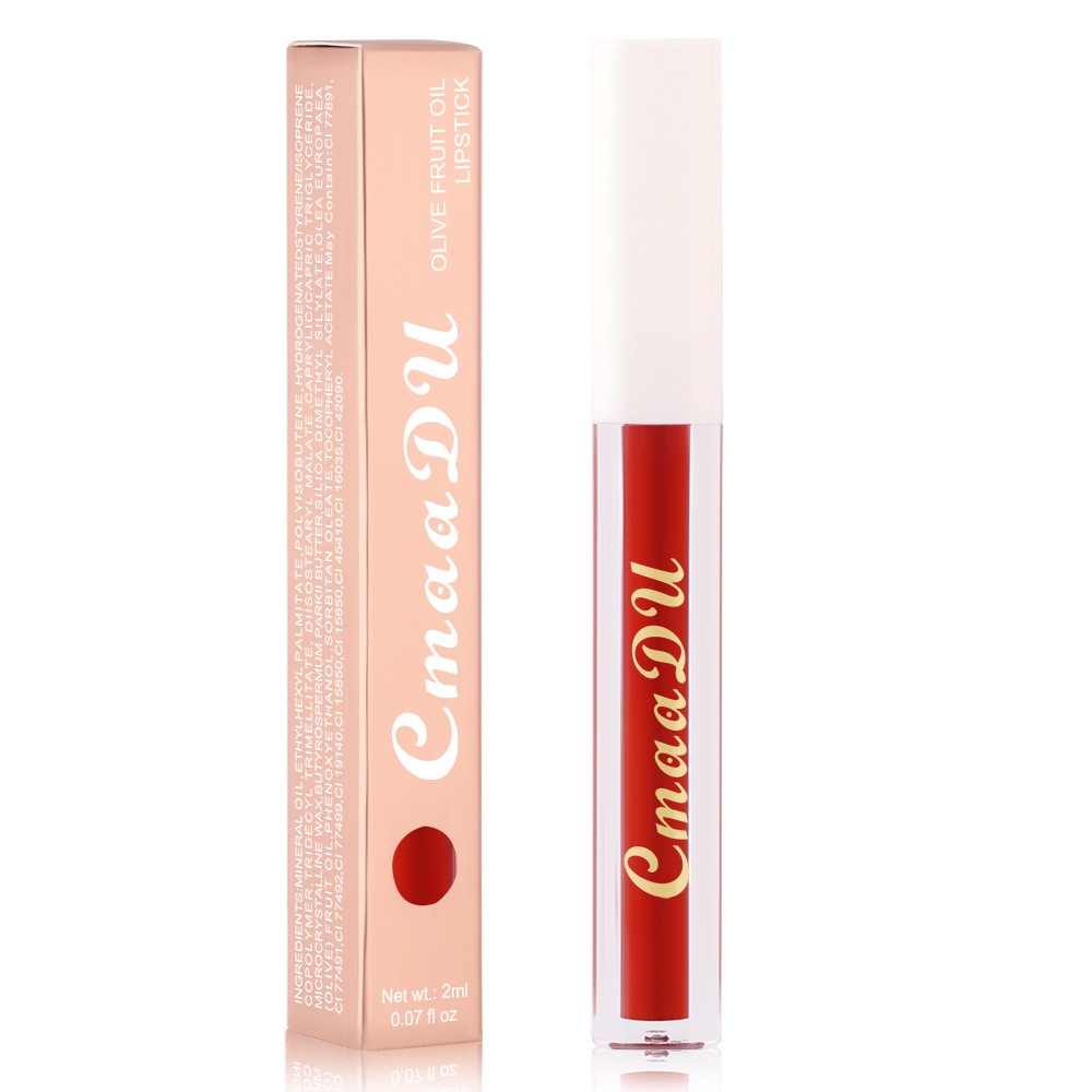 CMAADU OLIVE FRUIT OIL LIPSTICK LIP GLOSS 8 WARNA