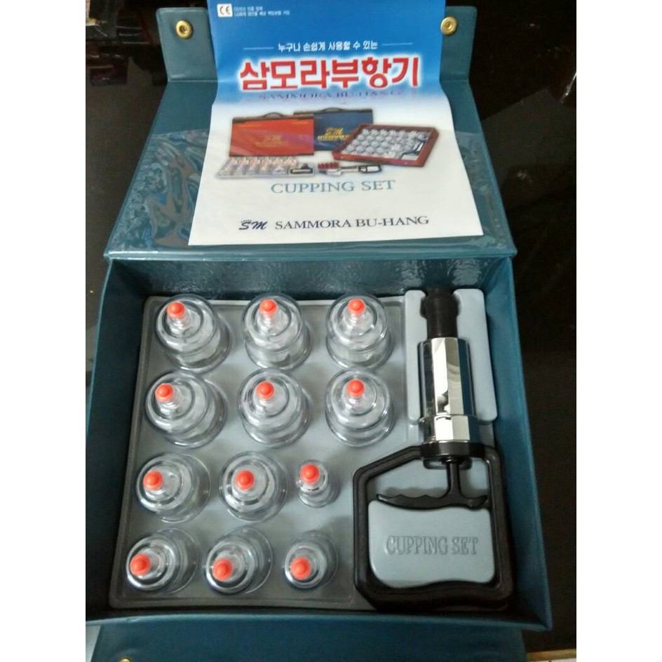 Kop / Alat Bekam Sammora isi 12 Korea Biru [MURAH]