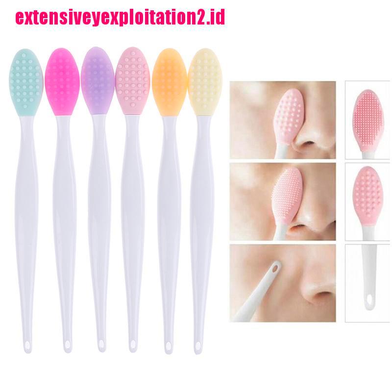 &lt; E2id &amp; &gt; Brush Silikon Pembersih Pori-Pori / Komedo / Jerawat