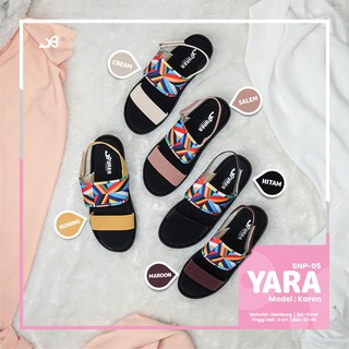  SANDAL  WANITA  BOHEMIAN KAREN BY YARA FOOTWEAR TERBARU 