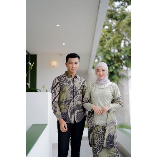 SET COUPLE JELITA SAGE GREEN