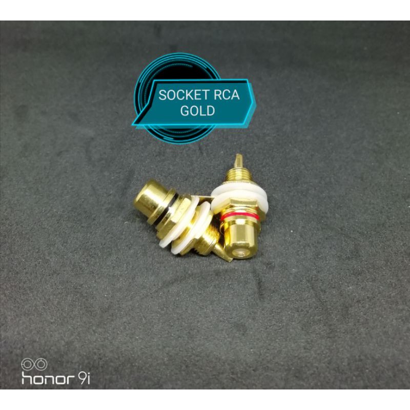 SOCKET RCA GOLD SOCKET INPUT RCA