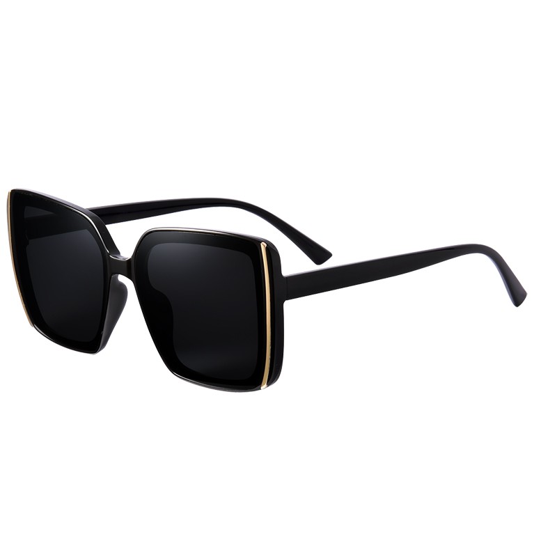 COD Kacamata Hitam Korea Wanita Kaca Mata Fashion Oversized Sunglasses