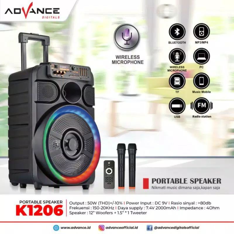 speker advance k1206