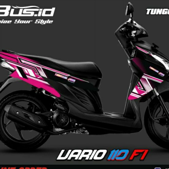 STIKER DECAL LIVERY BUS VARIO 110 FI CW
