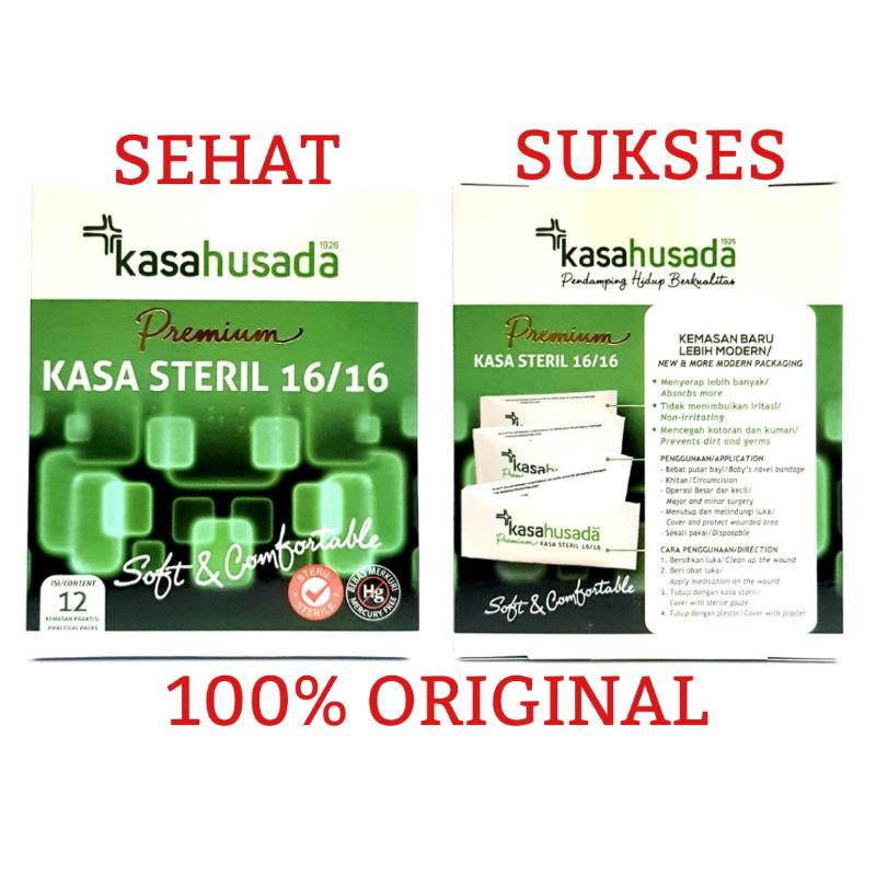 Kasa husada Premium Steril - Isi 12 Gulung